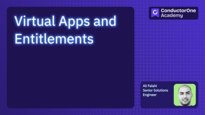 Virtual Apps and Entitlements